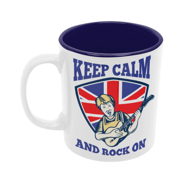 Keep Calm & Rock On #1 | keramický hrnek 330ml