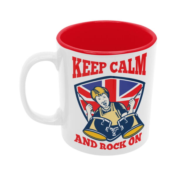 Keep Calm & Rock On #2 | keramický hrnek 330ml