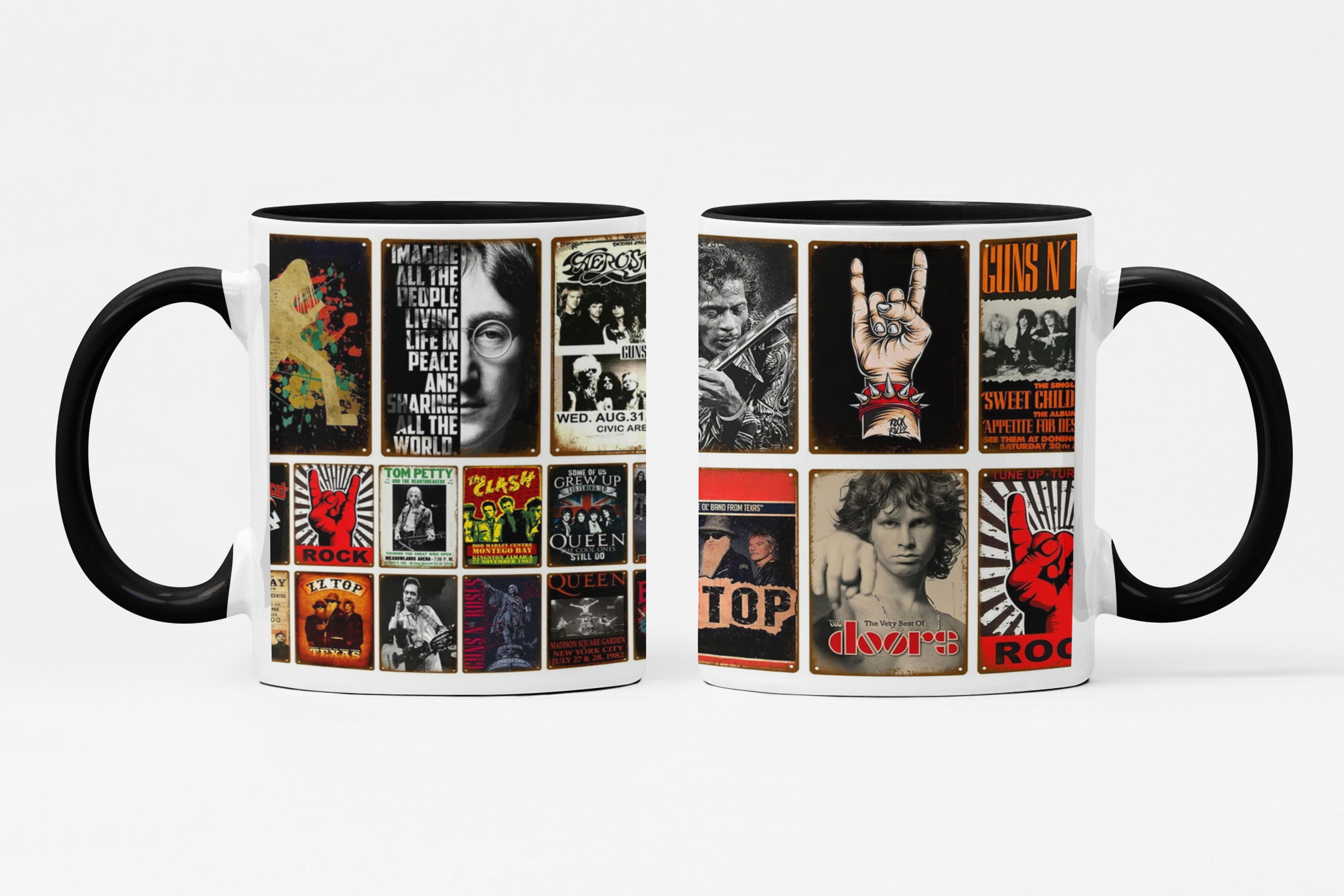 Rock and Roll Poster #1 BK printed mug 11oz mockup 2_resize