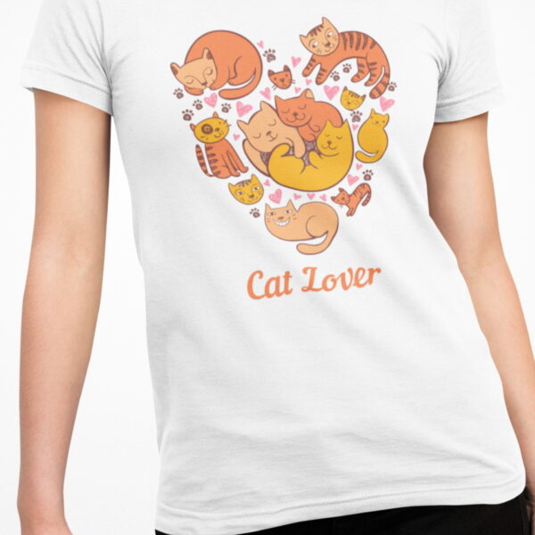 Cat Lover #1 | dámské bavlněné tričko