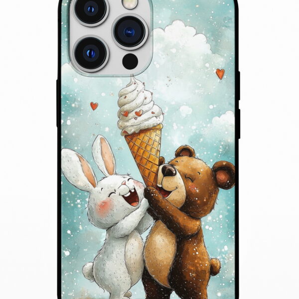 Rabbit & Bear Ice | ochranné pouzdro na mobilní telefon